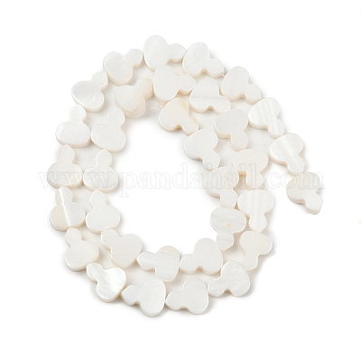 Нити бусин из натуральных пресноводных ракушек SHEL-K010-02B-1