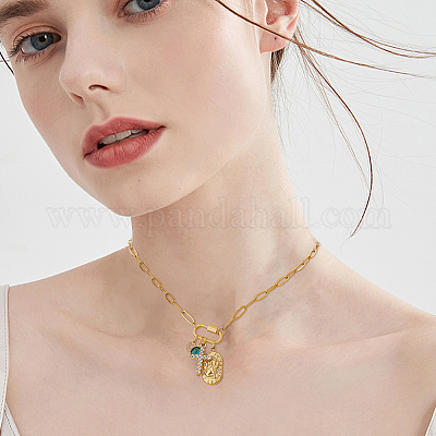 Цепочки-скрепки из плоской хирургической нержавеющей стали 316l NJEW-HS00018-1