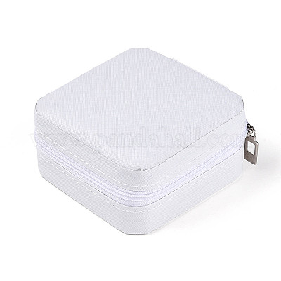 Квадратная шкатулка для ювелирных изделий из искусственной кожи PAAG-PW0012-05C-1