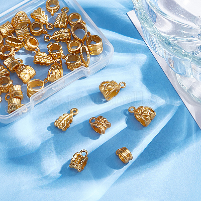 50 шт. 5-х стилевые стойки с покрытием из сплава трубчатых держателей FIND-HY0003-37-1