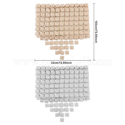 Chemin de table en polyester pour table à manger&nbsp;DJEW-FG0001-04-1