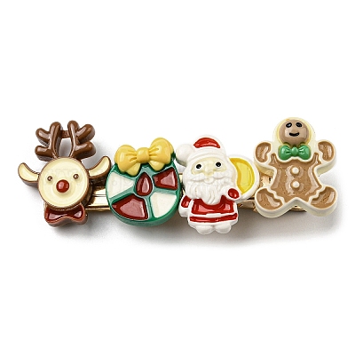 Заколки крокодил на рождественскую тематику PHAR-F018-03B-1