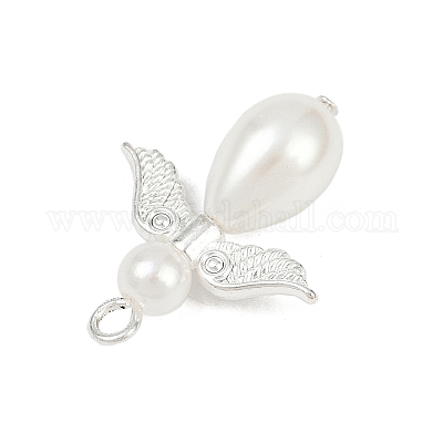 20 шт. 4 стиля стеклянных жемчужин и жемчужин из АБС-пластика PALLOY-JF04103-1