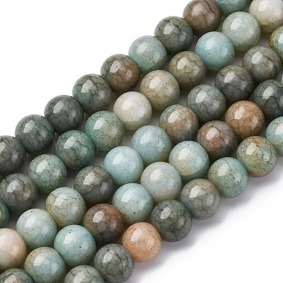 Непрозрачное стекло бисер нитей GLAA-T031-01O-13-1