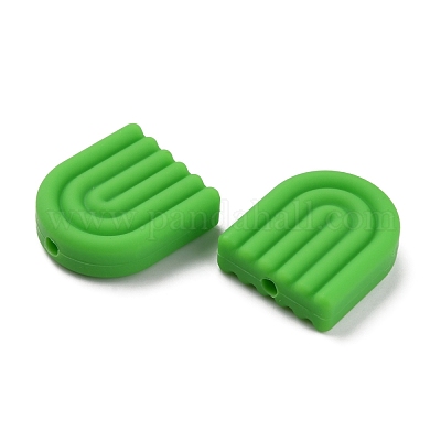 Силиконовые бусины&nbsp;SIL-WH0001-38C-1