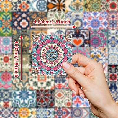 50шт. мультяшная наклейка на плитку STIC-C012-07-1