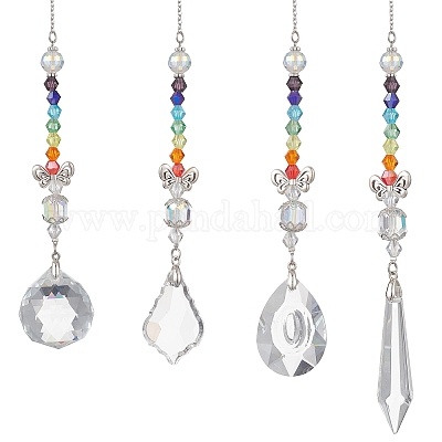 Стеклянные оконные подвесные ловцы солнца HJEW-JM04524-1