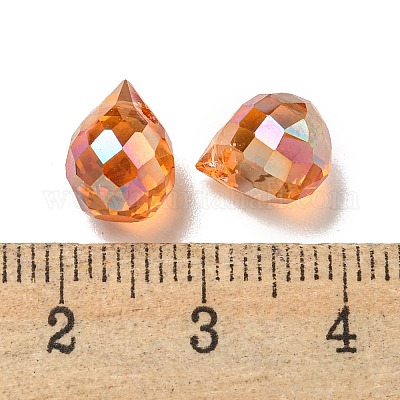 Гальванические стеклянные бусины EGLA-A041-02-FR01-1