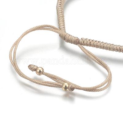 Nylonschnur geflochtene Perlen Armbänder machen&nbsp;BJEW-F360-F12-1