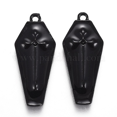 Подвески из сплава с эмалью на тему Хэллоуина X-ENAM-J649-14B-01-1