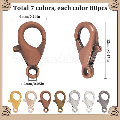 560 шт. 7 цвета из цинкового сплава FIND-SP0001-36-1