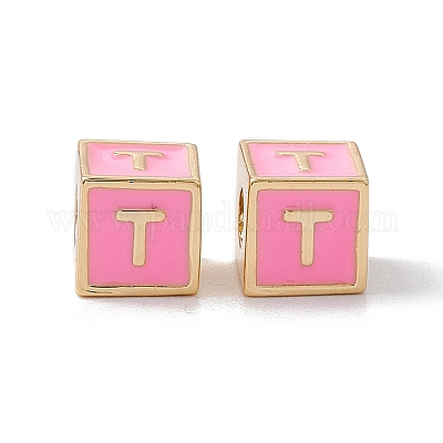 Стойки покрытие латунь эмаль бисер KK-B060-04G-05T-1