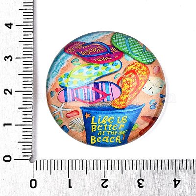 Кабошоны из стекла GGLA-T004-11L-1