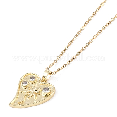 201 ожерелье из нержавеющей стали с цепочкой NJEW-P309-16B-G-1