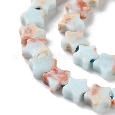 Синтетический Шушан камень бисер пряди G-G085-B49-02-1