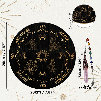 Ahademaker 1 шт. натуральный розовый кварц маятник биолокации кулон DIY-GA0003-53H-1