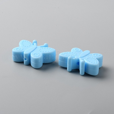 Пищевые экологически чистые силиконовые бусины SIL-WH0012-026N-1