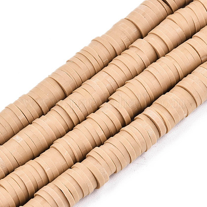 Handmade Polymer Clay Beads X-CLAY-R067-6.0mm-37-1