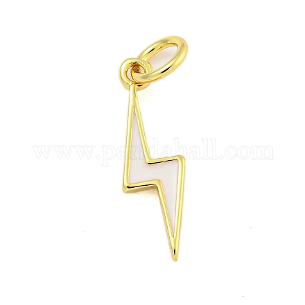Подвески из латуни с эмалью в стойку KK-U021-16A-G-1
