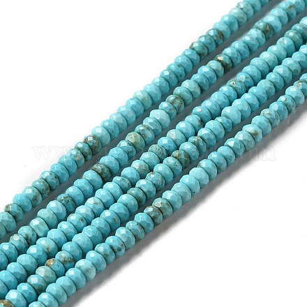 Chapelets de perles en howlite naturelle&nbsp;G-C025-10B-1