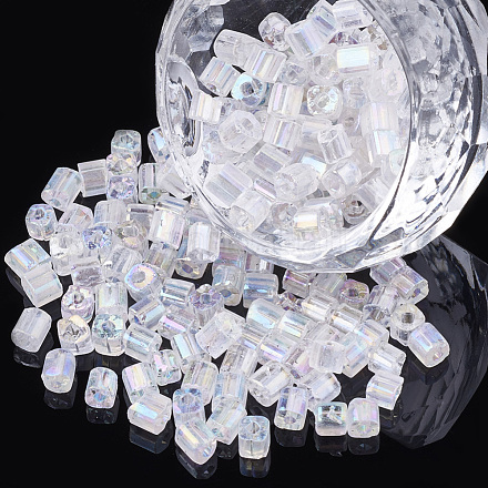 Perles de rocaille en verre SEED-S018-08-1