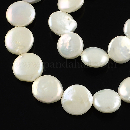 Hebras de perlas keshi de perlas barrocas naturales PEAR-Q004-17-1