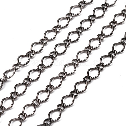 Cadenas hechas a mano de hierro cadenas figaro cadenas madre-hijo CHSM003Y-B-1