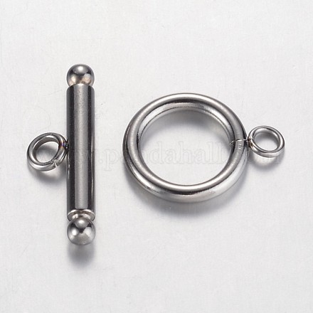 304 Stainless Steel Toggle Clasps STAS-D438-32-1