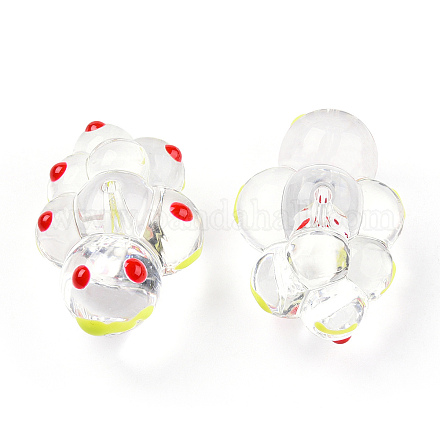Perles en acrylique transparente ACRC-T012-01-D01-1