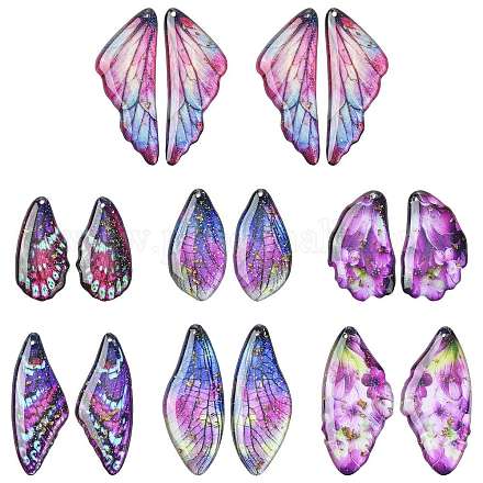 Подвески из прозрачной эпоксидной смолы RESI-FS0002-33B-1