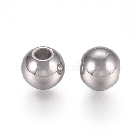 316 Surgical Stainless Steel Beads X-STAS-I144-01C-1