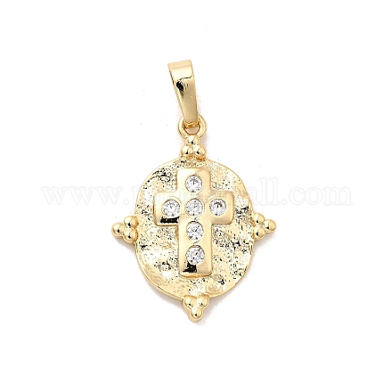 Латунные микро проложить кубического циркония подвески KK-H089-33G-01-1