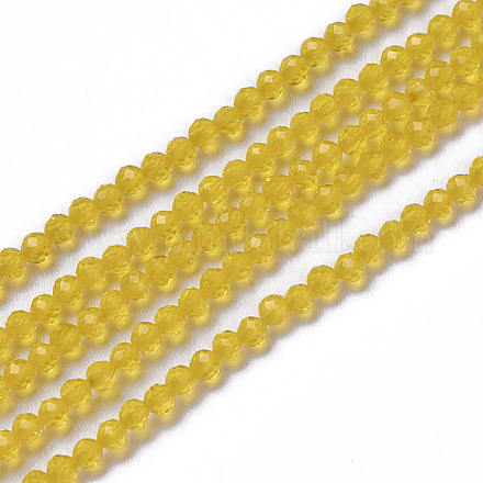 Chapelets de perles en verre G-F596-47O-3mm-1