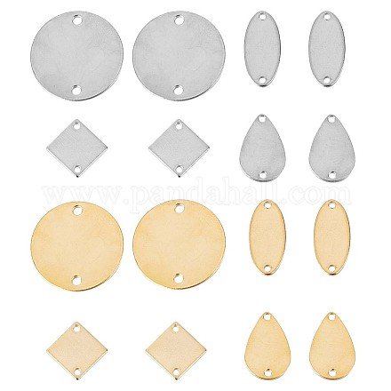 32 шт. 8 стиля подвесок-соединителей из нержавеющей стали STAS-SC0005-03-1