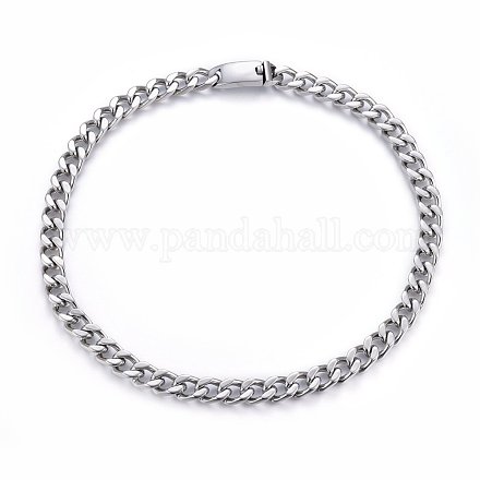 Цепочки панцирного плетения из нержавеющей стали 304 NJEW-H493-03P-1