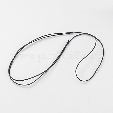Corea encerada collar de cordón de algodón haciendo NJEW-JN01472-04-1