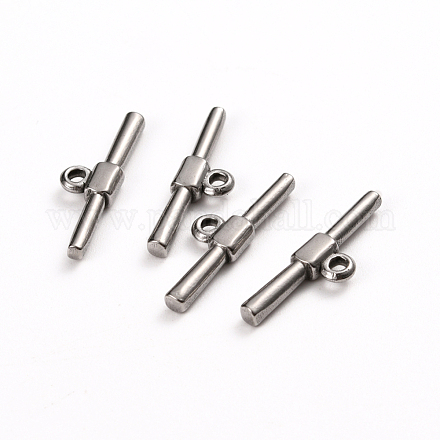 304 Stainless Steel Toggle Clasps Parts STAS-D142-04C-P-1