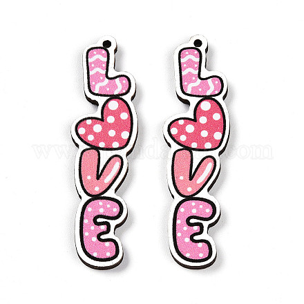 Печатные подвески дерева WOOD-T032-04I-1