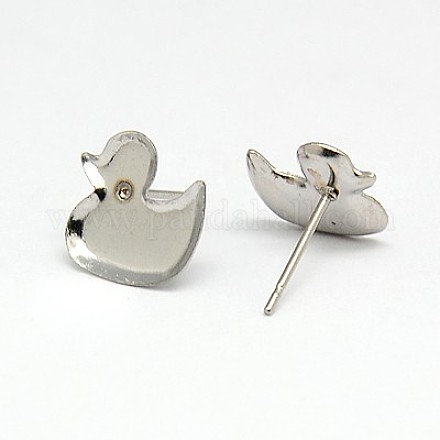 Accessoires de puces d'oreilles en 304 acier inoxydable STAS-I010-10-1