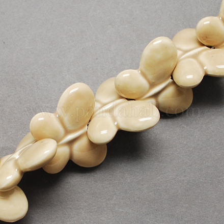 Perles en porcelaine manuelles PORC-Q139-06-1
