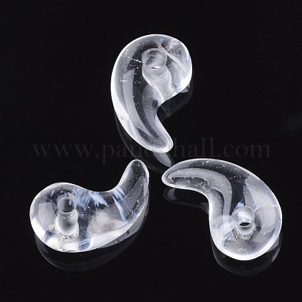 Стеклянные подвески из белого арбуза&nbsp;G-S294-07L-1