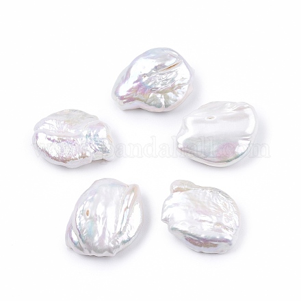 Perlas de keshi barrocas naturales PEAR-N020-P15-1
