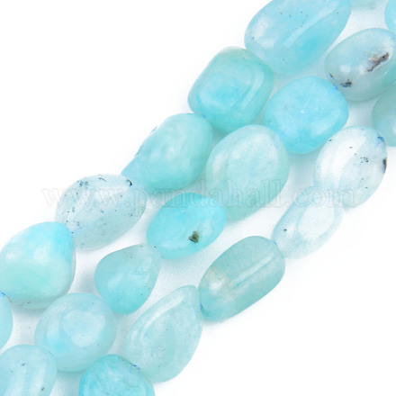 Chapelets de perles en amazonite naturelle G-S359-154-1