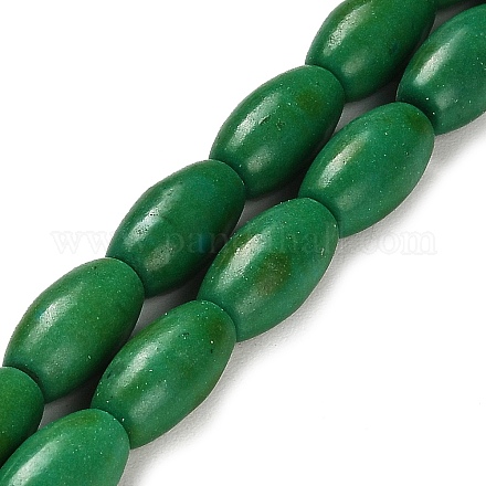 Kunsttürkisfarbenen Perlen Stränge G-C101-N01-02-1