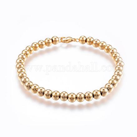 304 Edelstahl Perlen Armbänder BJEW-G544-31G-1