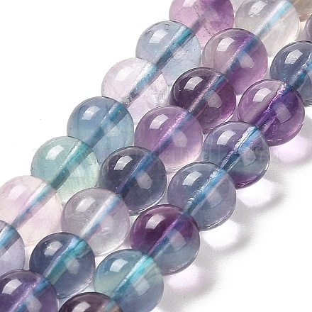 Chapelets de perles en fluorite naturel G-K345-B02-02-1