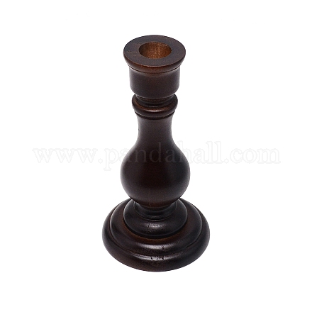 Wooden Candle Holder AJEW-WH0251-52-1