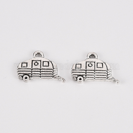 Tibetan Style Alloy Charms TIBE-N010-57AS-RS-1