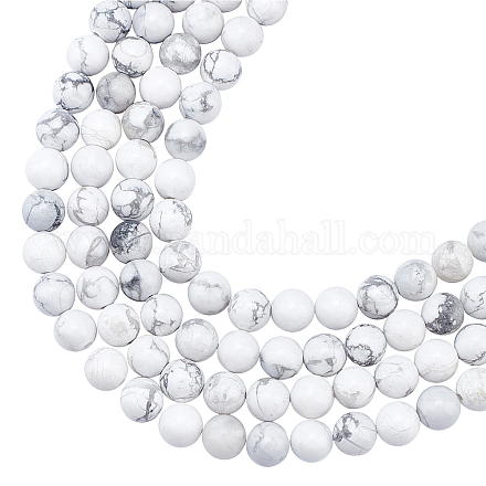 Arricraft natürliche Howlite Perlen Stränge G-AR0002-16-1