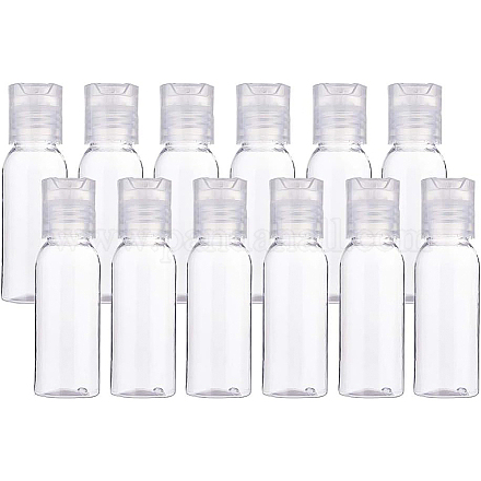 Прозрачные многоразовые пластиковые бутылки с дисковой крышкой емкостью 30 мл. MRMJ-WH0037-05A-1